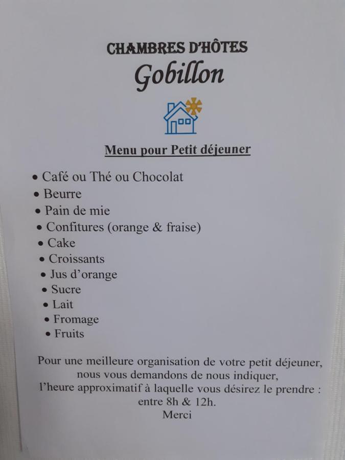 Chambres D'Hotes Gobillon Maintenon Bagian luar foto